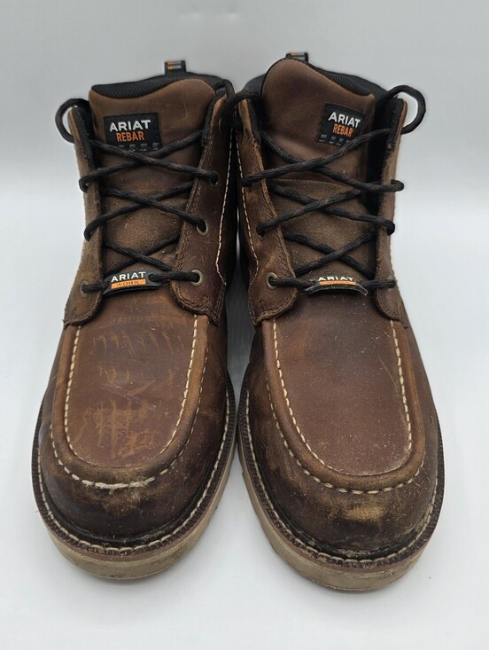 Ariat Rebar Lift Chukka Comp Toe Boots Mens Size 11.5 Brown Waterproof Worn 3x main image 8